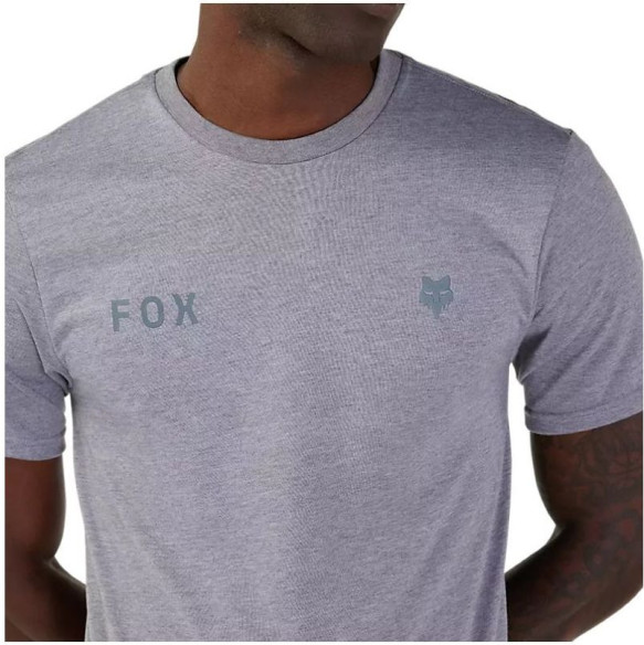 Tricou Wordmark Tech Heather Graphite Grey