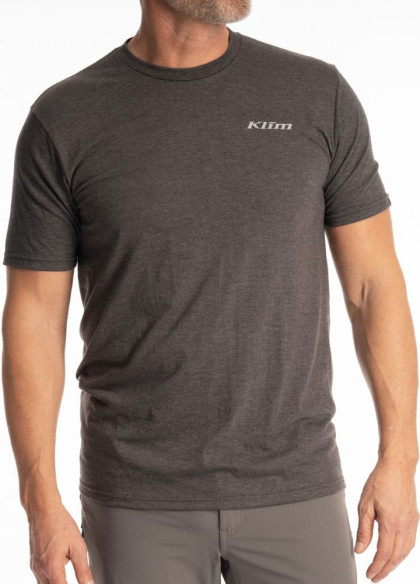 Tricou Frontier Tri-blend Heathered Charcoal/High-rise 25