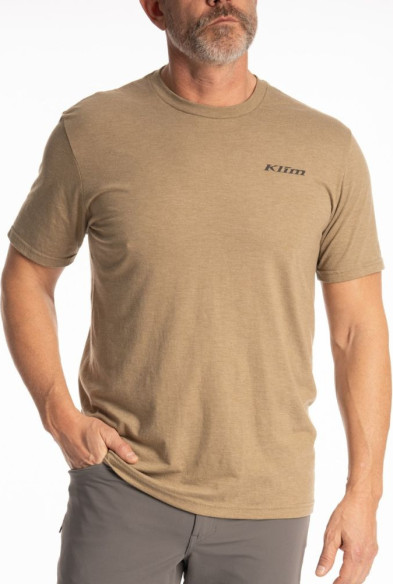Tricou Guts N' Glory Tri-blend Coyote Brown Heather/Asphalt 25