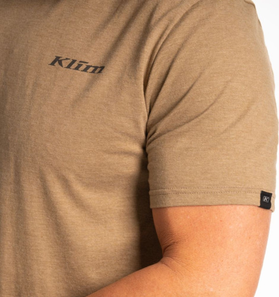 Tricou Guts N' Glory Tri-blend Coyote Brown Heather/Asphalt 25