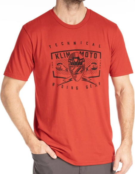 Tricou Petrol Tri-blend Classic Red/Black 25