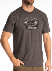 Tricou Pioneer 99 Tri-blend Heathered Charcoal/Monument 25