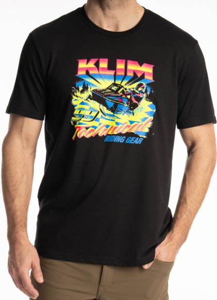 Tricou Snowcrest Tri-blend Black/Hi-Vis 25