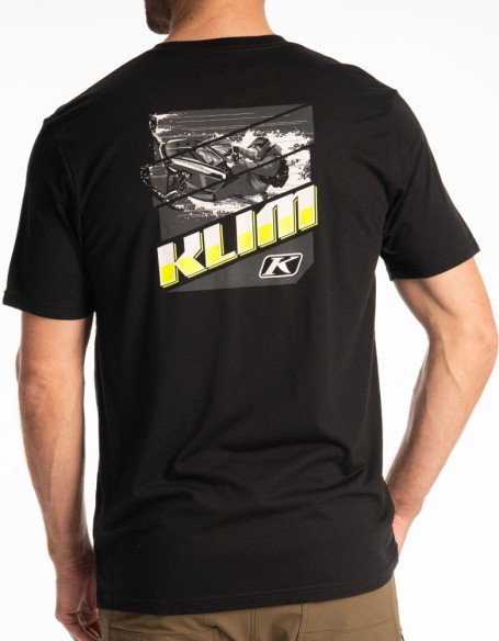 Tricou Winter Vortex Tri-blend Black/Hi-Vis 25
