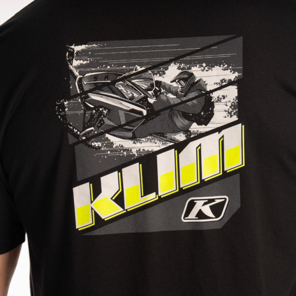 Tricou Winter Vortex Tri-blend Black/Hi-Vis 25