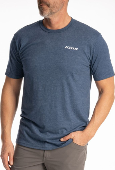 Tricou Winter Vortex Tri-blend Heathered Neptune/Saffron 25