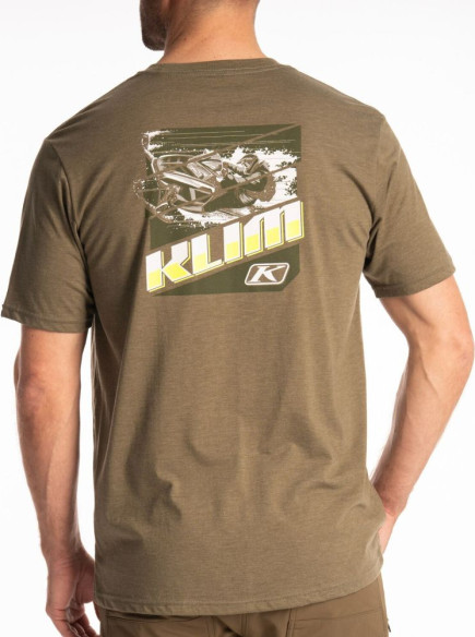 Tricou Winter Vortex Tri-blend Military Green Frost/Hi-Vis 25