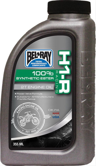 Ulei de motor H1-R RACING 100% SYNTHETIC ESTER 2T (355 ml)
