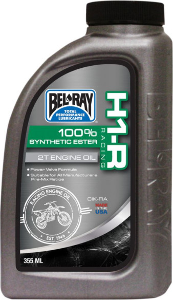 Ulei de motor H1-R RACING 100% SYNTHETIC ESTER 2T (355 ml)