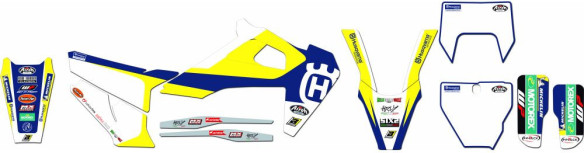 Kit Grafica Husqvarna Trophy 19 2611r3 FC/FE/TC/TE 14-16'