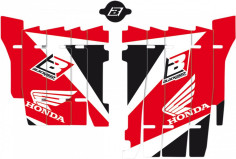 Kit Grafice Aparatori Radiatoare Honda Dream A107e CRF 18-20'