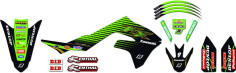 Kit Grafica Replica 2421r11 Kawsaki KX F 13-16'