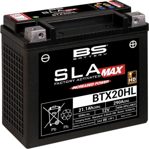 Baterie Moto Btx14hl SLA Max 12v 220A 300882