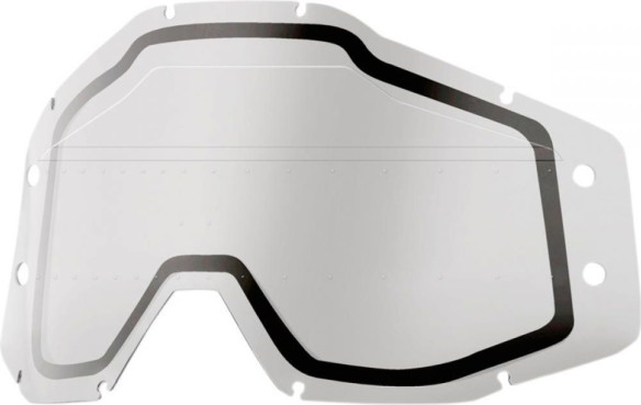Lentila Schimb Racecraft Accuri Strata Clara SONIC BUMPS Dubla W MUD VISOR