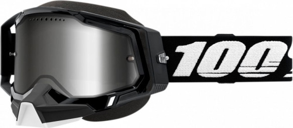Ochelari Snowmobil Racecraft 2 Black Mirror Silver Lens