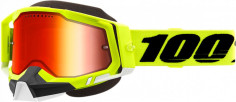 Ochelari Snowmobil Racecraft 2 Fluo Yellow Mirror Lens