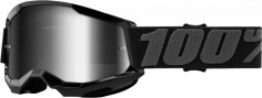 Ochelari Enduro Copii Strata 2 Black Mirror Silver Lens