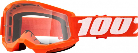 Ochelari Enduro Strata 2 Orange Clear Lens