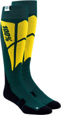 Sosete MX Moto Black Green Yellow