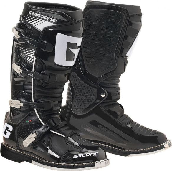 Cizme Moto MX SG10 Enduro Black White