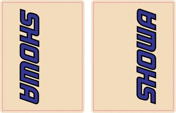 Stickere Furca Sus Kyb Showa WP