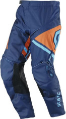 Pantaloni 350 Track Albastru Orange