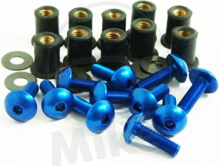 Kit Suruburi Colorate Albastre M5x10 buc