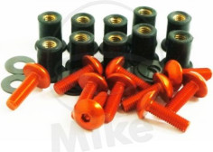 Kit Suruburi Colorate Portocalii M5x10 buc
