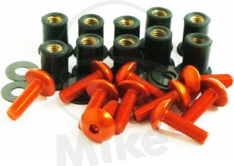 Kit Suruburi Colorate Portocalii M5x10 buc