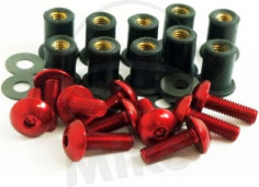 Kit Suruburi Colorate Rosii M5x10 buc