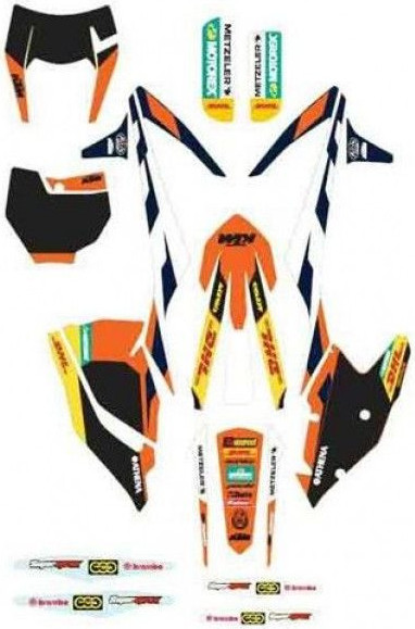 OEM Kit Stickere KTM Factory Enduro 17