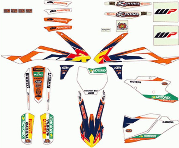 OEM Kit Stickere KTM Factory SX 16-17