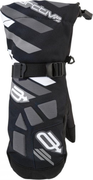 Manusi Mitt Long Cuff Ravine Black S7 Copii