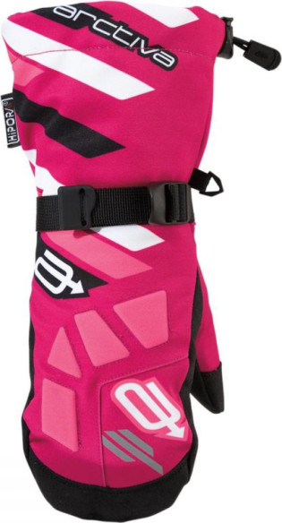 Manusi Mitt Long Cuff Ravine Pink S7 Copii