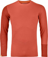 Bluza Merino 185 Rock n Wool Long Sleeve Crazy Orange
