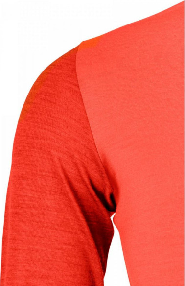Bluza Merino 185 Rock n Wool Long Sleeve Crazy Orange