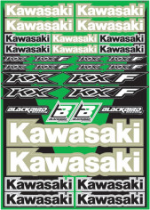 Sticker Decal Logo Kawasaki Kit Universal