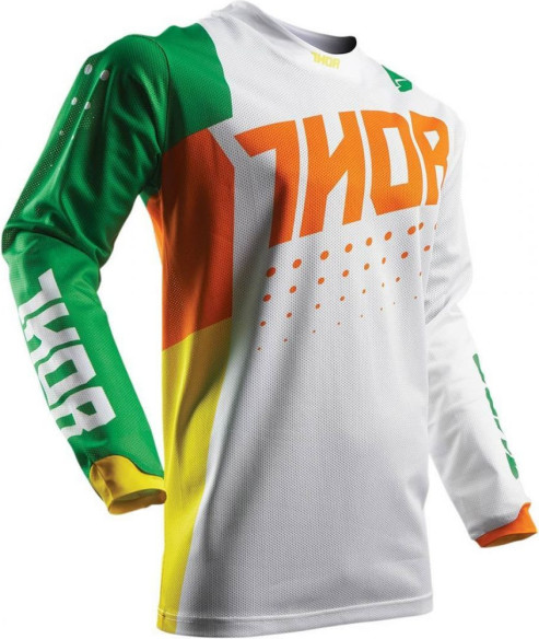 Tricou Pulse Air Aktiv Cactus S7 Green Orange White Copii
