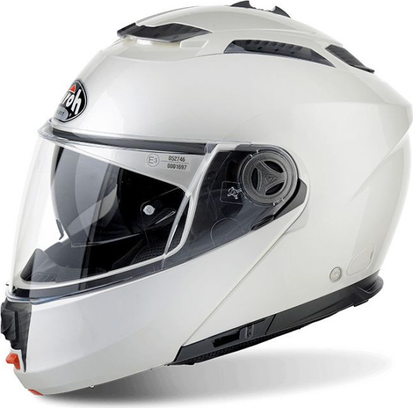 Casca Flip Up Phantom S Color White Gloss