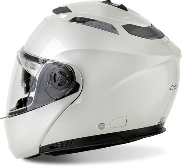 Casca Flip Up Phantom S Color White Gloss