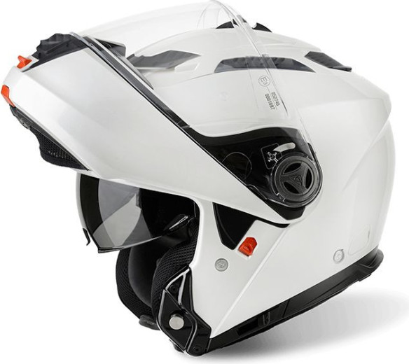 Casca Flip Up Phantom S Color White Gloss