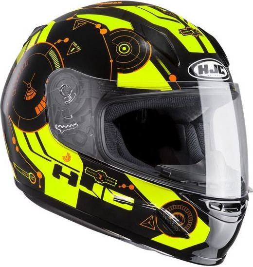 Casca CLY Simitic MC-1 Black Yellow Copii