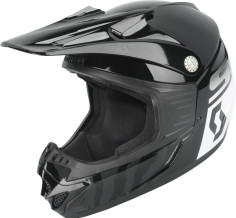 Casca 350 Race Black White Copii