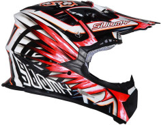 Casca Rumble Eclipse Red White Black