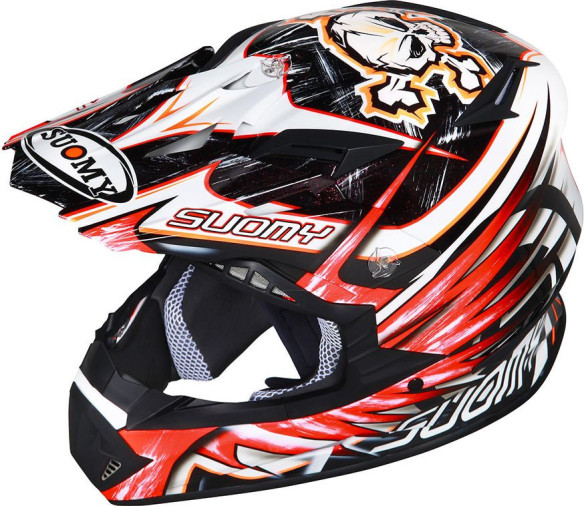 Casca Rumble Eclipse Red White Black