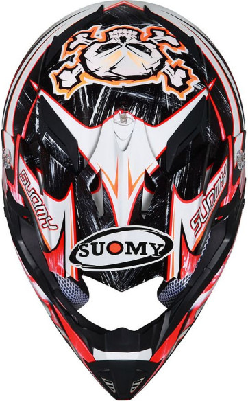 Casca Rumble Eclipse Red White Black