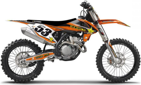 Kit Grafice Rockstar Energy KTM Orange Black Yellow