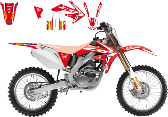 Kit Grafice Replica Team Honda HRC 2017