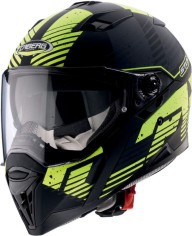 LICHIDARE STOC Casca Stunt Blizzard Black Yellow Matt