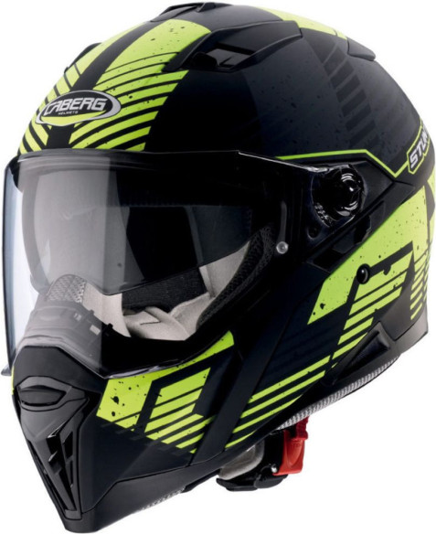 LICHIDARE STOC Casca Stunt Blizzard Black Yellow Matt